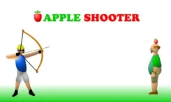 Apple Shooter atmospheric background - funclicker.app