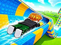 Build an Aquapark atmospheric background - funclicker.app