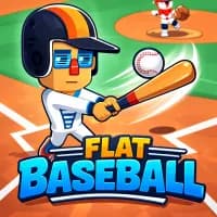Flat Baseball atmospheric background - funclicker.app