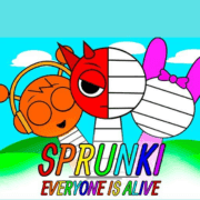 Sprunki But Everyone Is Alive atmospheric background - funclicker.app
