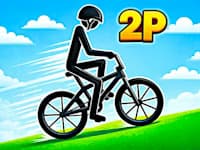 Wheelie Bike 2P Thumbnail - Play now on funclicker.app