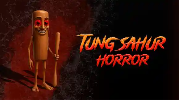 Tung Sahur Horror atmospheric background - funclicker.app