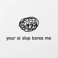 Your AI Slop Bores Me atmospheric background - funclicker.app